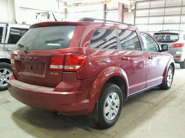 3D4PG4FB1BT508495 - 2011 DODGE JOURNEY EX RED photo 4