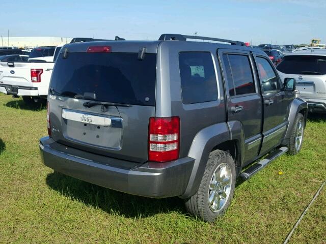 1C4PJMAKXCW171049 - 2012 JEEP LIBERTY SP GRAY photo 4