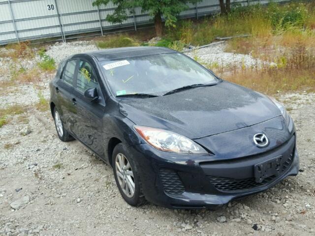 JM1BL1L88C1659739 - 2012 MAZDA 3 BLACK photo 1