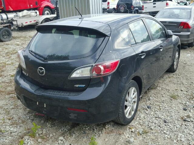 JM1BL1L88C1659739 - 2012 MAZDA 3 BLACK photo 4