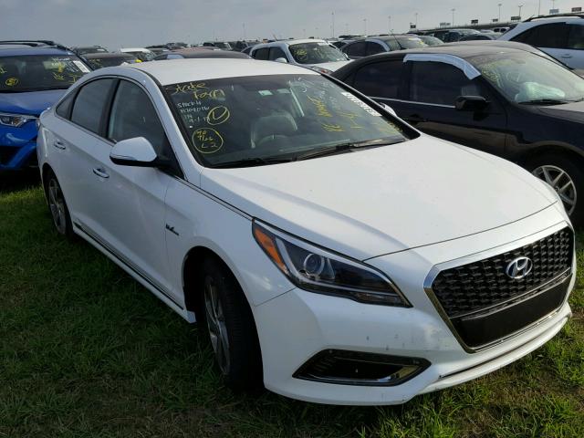 KMHE34L13HA044858 - 2017 HYUNDAI SONATA WHITE photo 1