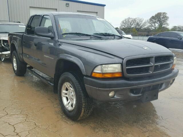 1B7HG38X92S543050 - 2002 DODGE DAKOTA QUA CHARCOAL photo 1