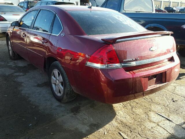 2G1WT58KX79225085 - 2007 CHEVROLET IMPALA 红色 照片 3