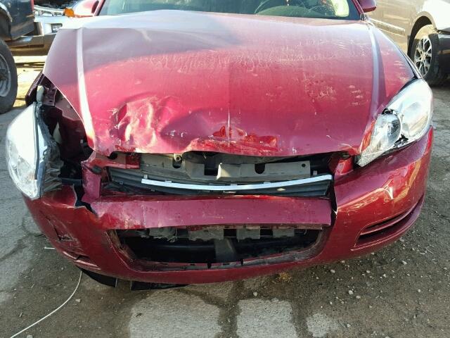 2G1WT58KX79225085 - 2007 CHEVROLET IMPALA 红色 照片 9