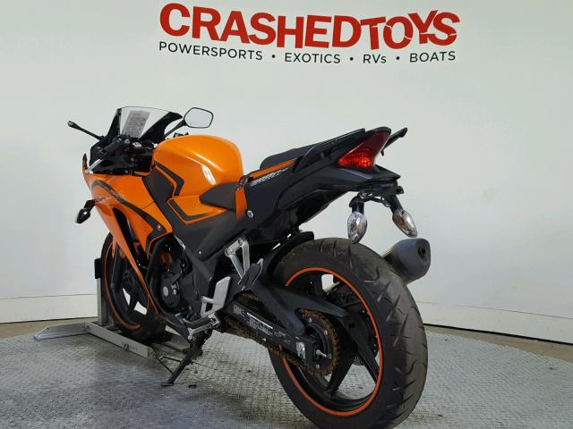 MLHNC5105G5201153 - 2016 HONDA CBR300 R ORANGE photo 6