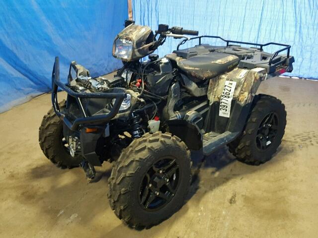 4XASHD574HA630910 - 2017 POLARIS SPORTSMAN BLACK photo 2