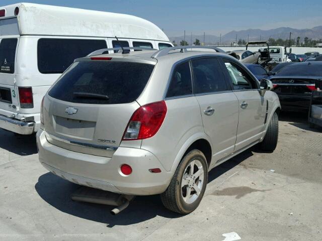 3GNAL3EK3ES513564 - 2014 CHEVROLET CAPTIVA LT GRAY photo 4