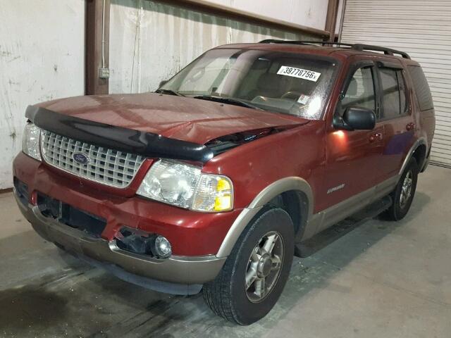 1FMZU64W52UA79380 - 2002 FORD EXPLORER E RED photo 2