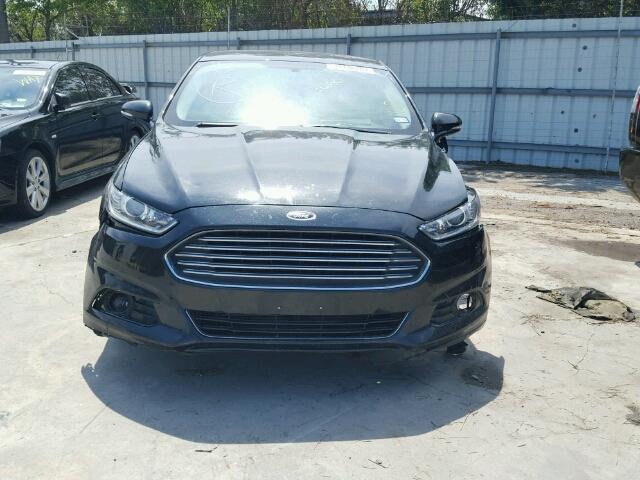 3FA6P0K90ER193085 - 2014 FORD FUSION TIT BLACK photo 9