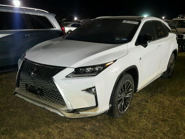 2T2BZMCA2HC097936 - 2017 LEXUS RX 350 WHITE photo 2