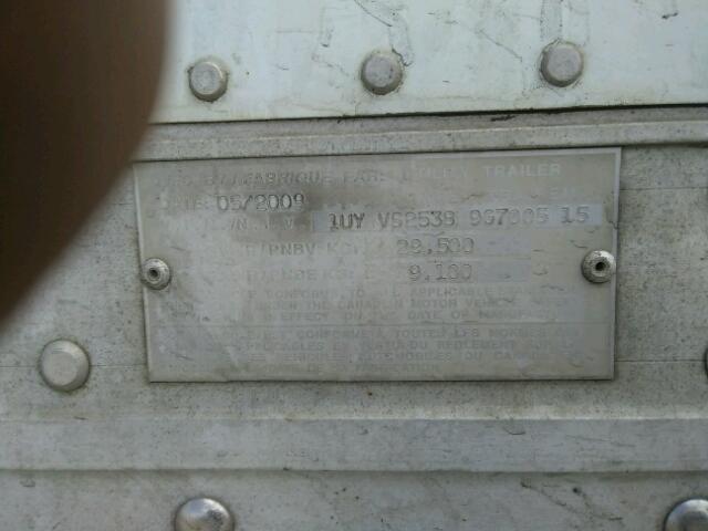 1UYVS25389G700515 - 2009 UTILITY TRAILER WHITE photo 10