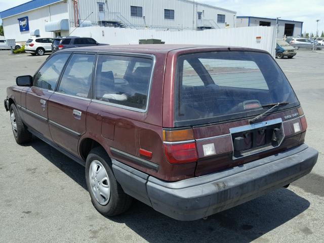 JT2SV21W4H0057394 - 1987 TOYOTA CAMRY DLX BURGUNDY photo 3