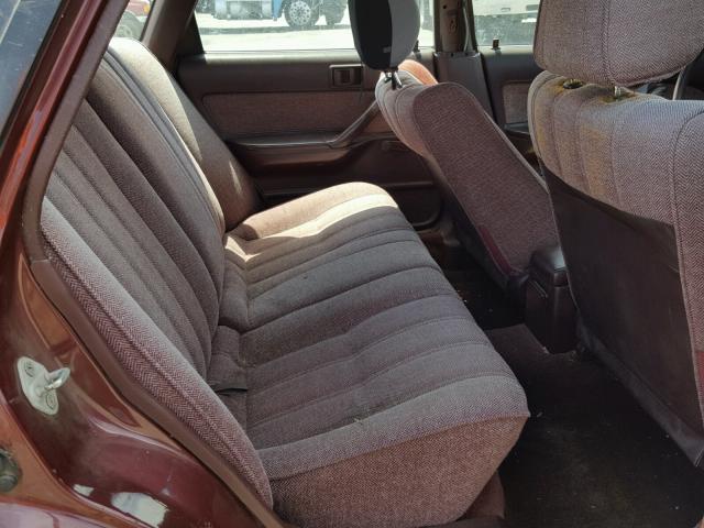 JT2SV21W4H0057394 - 1987 TOYOTA CAMRY DLX BURGUNDY photo 6