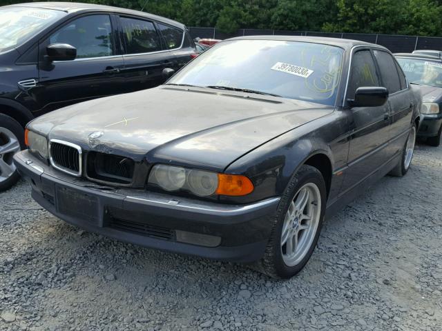 WBAGH8344YDP14722 - 2000 BMW 740 IL BLACK photo 2