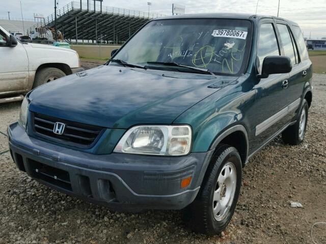 JHLRD2843YS001340 - 2000 HONDA CR-V LX GREEN photo 2