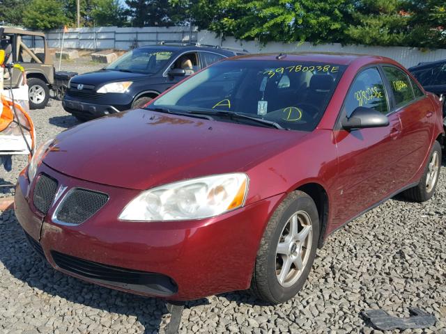 1G2ZH57N184124205 - 2008 PONTIAC G6 GT RED photo 2