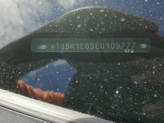 4T1BK1EB5EU109777 - 2014 TOYOTA AVALON BAS Qırmızı foto 10