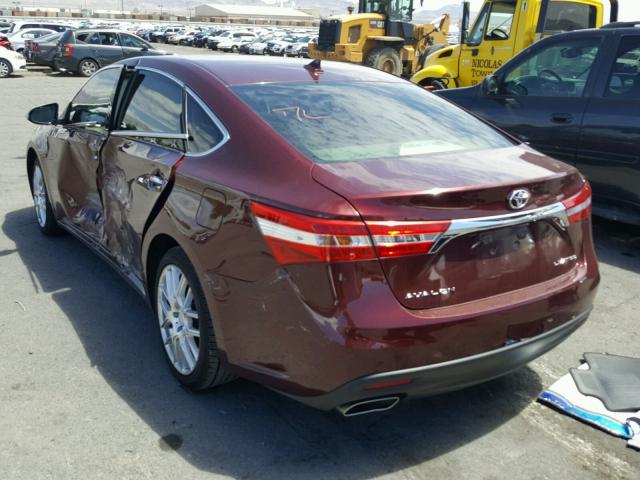4T1BK1EB5EU109777 - 2014 TOYOTA AVALON BAS Qırmızı foto 3