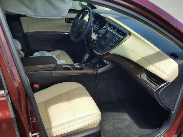 4T1BK1EB5EU109777 - 2014 TOYOTA AVALON BAS Qırmızı foto 5