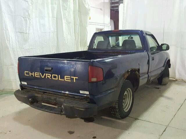 1GCCS145428232947 - 2002 CHEVROLET S TRUCK S1 BLUE photo 4