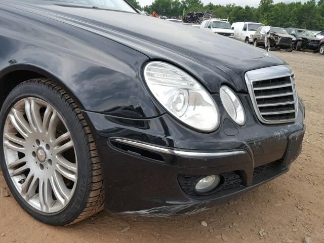 WDBUF87X28B262232 - 2008 MERCEDES-BENZ E 350 4MAT BLACK photo 9