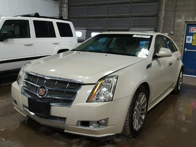 1G6DM8EGXA0110651 - 2010 CADILLAC CTS PERFOR CREAM photo 2