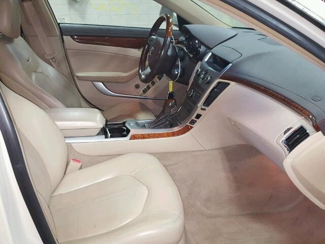 1G6DM8EGXA0110651 - 2010 CADILLAC CTS PERFOR CREAM photo 5