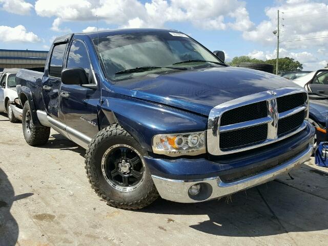 1D7HU18N13S176812 - 2003 DODGE RAM 1500 S BLUE photo 1