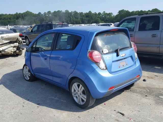 KL8CB6S95EC454636 - 2014 CHEVROLET SPARK LS BLUE photo 3