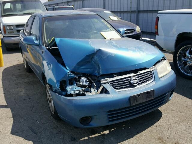 3N1CB51DX3L800157 - 2003 NISSAN SENTRA XE BLUE photo 1