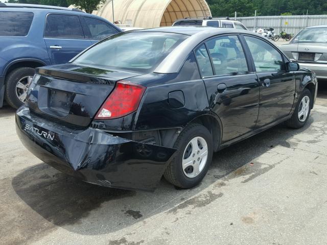 1G8AG52F94Z104142 - 2004 SATURN ION LEVEL BLACK photo 4