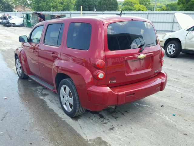 3GNBAADBXAS648079 - 2010 CHEVROLET HHR LS Tünd qırmızı foto 3