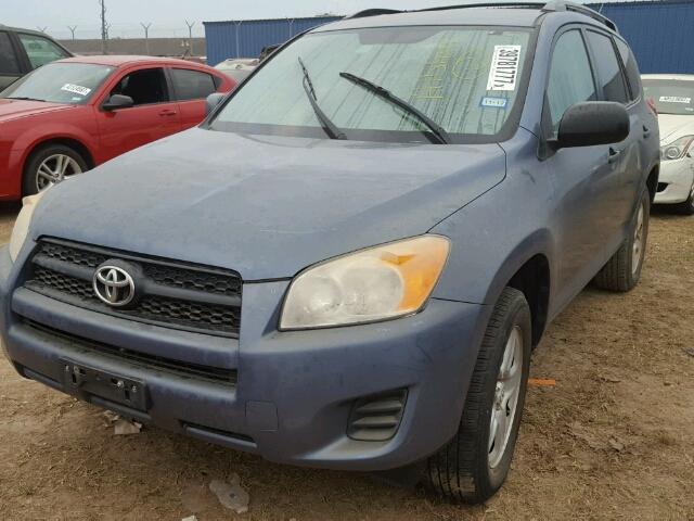 2T3ZF4DV3AW021490 - 2010 TOYOTA RAV4 BLUE photo 2