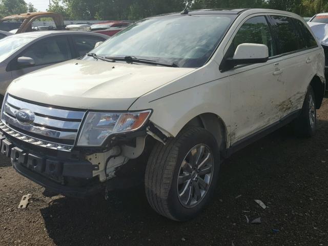 2FMDK49C08BA29293 - 2008 FORD EDGE LIMIT WHITE photo 2