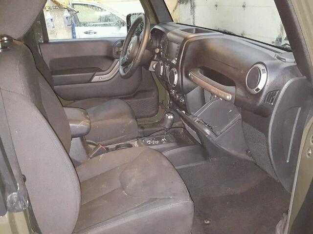 1C4AJWAG7FL708849 - 2015 JEEP WRANGLER S 绿色 照片 5