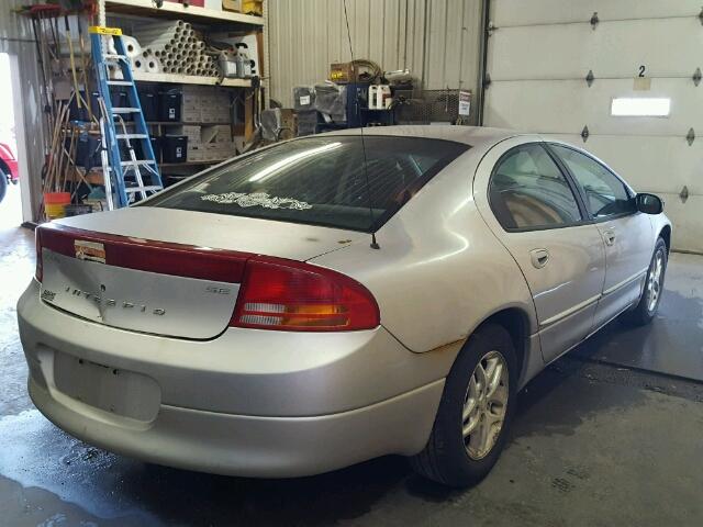 2B3HD46R24H663383 - 2004 DODGE INTREPID S SILVER photo 4