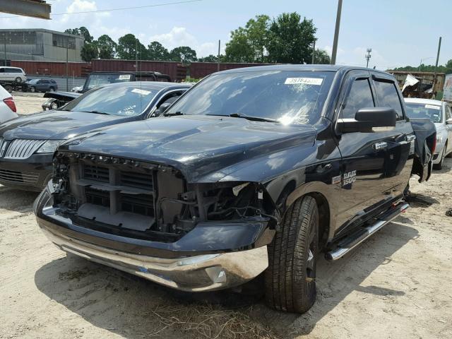 1C6RR6LT4ES329065 - 2014 RAM 1500 SLT BLACK photo 2