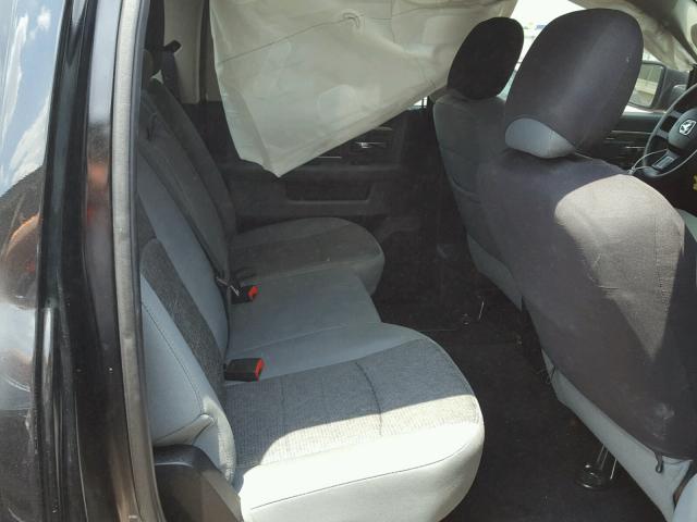 1C6RR6LT4ES329065 - 2014 RAM 1500 SLT BLACK photo 6