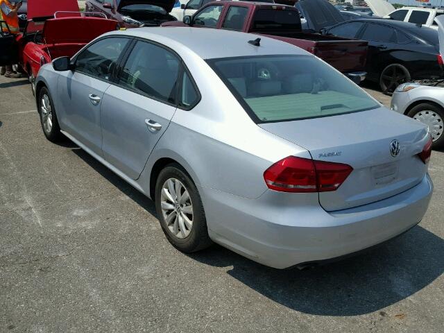 1VWAS7A39FC033115 - 2015 VOLKSWAGEN PASSAT S ვერცხლისფერი ფოტო 3