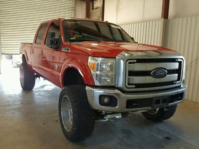 1FT7W2BT2FEC60704 - 2015 FORD F250 SUPER RED photo 1