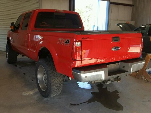 1FT7W2BT2FEC60704 - 2015 FORD F250 SUPER RED photo 3