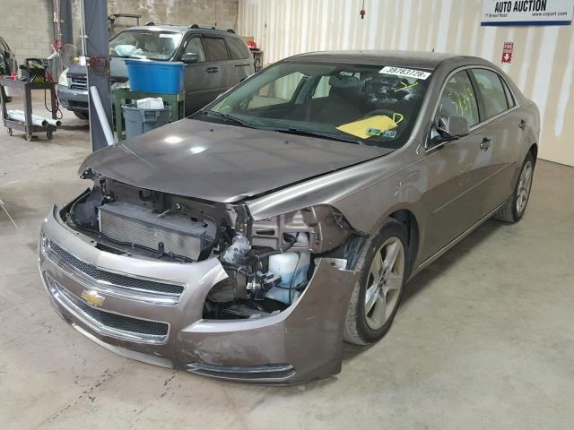 1G1ZC5EB6AF322929 - 2010 CHEVROLET MALIBU 1LT ყავისფერი ფოტო 2