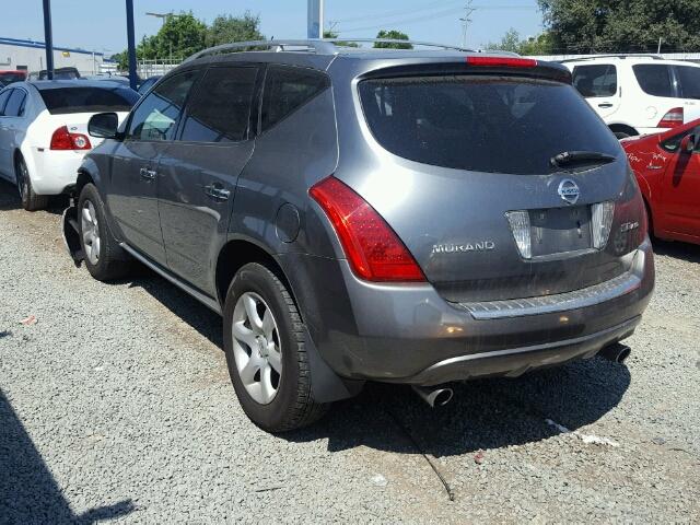 JN8AZ08W97W664831 - 2007 NISSAN MURANO SL GRAY photo 3