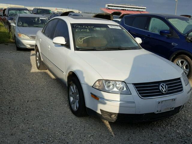 WVWPE63B04E299823 - 2004 VOLKSWAGEN PASSAT GLS WHITE photo 1