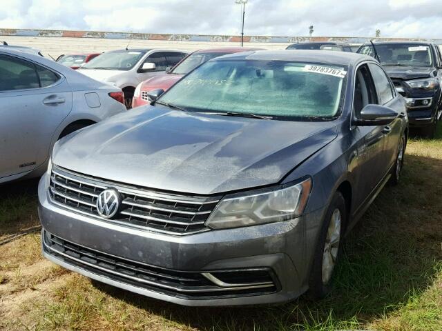 1VWAT7A35GC040352 - 2016 VOLKSWAGEN PASSAT S GRAY photo 2