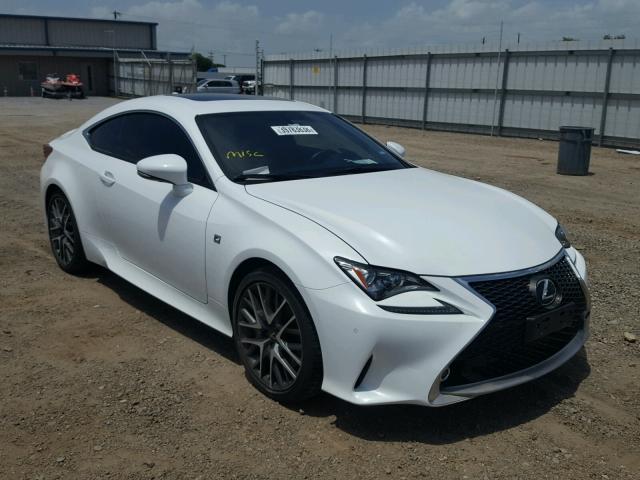 JTHHE5BC6F5007179 - 2015 LEXUS RC 350 WHITE photo 1