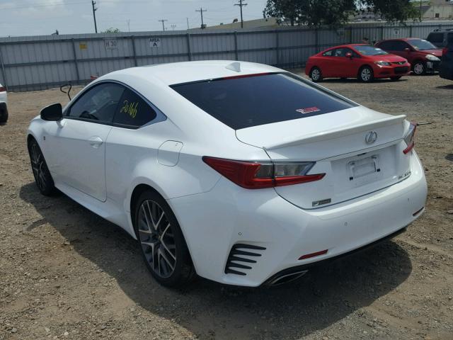 JTHHE5BC6F5007179 - 2015 LEXUS RC 350 WHITE photo 3