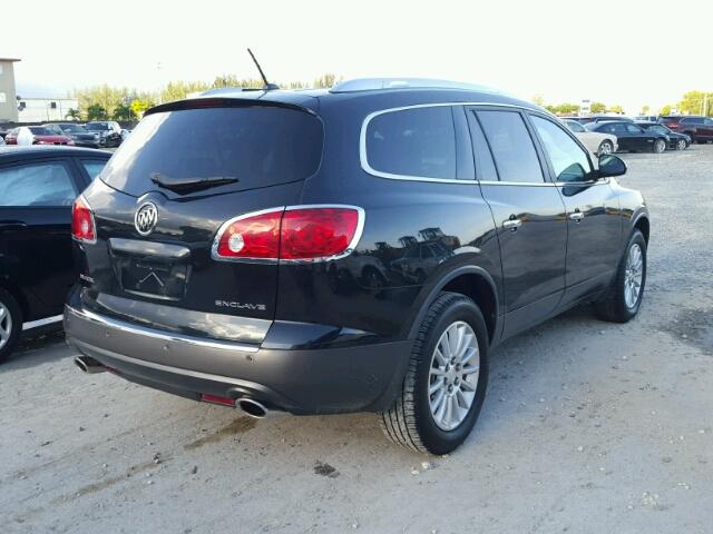 5GAKRBED0CJ153211 - 2012 BUICK ENCLAVE BLACK photo 4