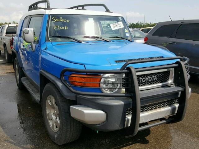 JTEZU11F670006606 - 2007 TOYOTA FJ CRUISER BLUE photo 1