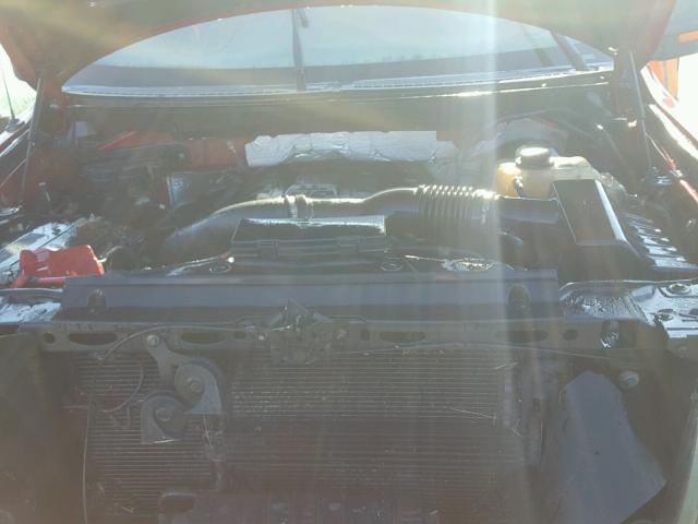 1FTFW1CT2BKE21990 - 2011 FORD F150 Темно-червоний фото 5